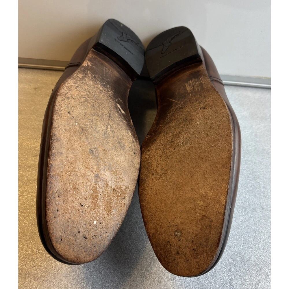 Gucci Horsebit Loafers Brown Men 8.5 Slip-On Leather Italy 337043 - Picture 10 of 11